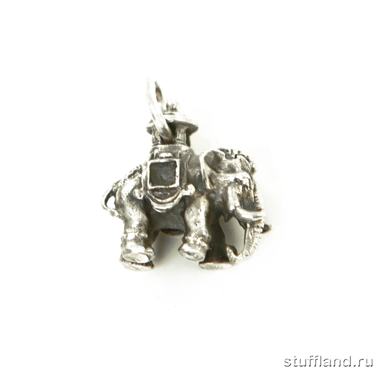 Кулон «Слон» из серебра