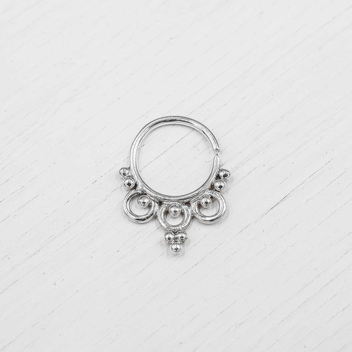 Септум из серебра 008
