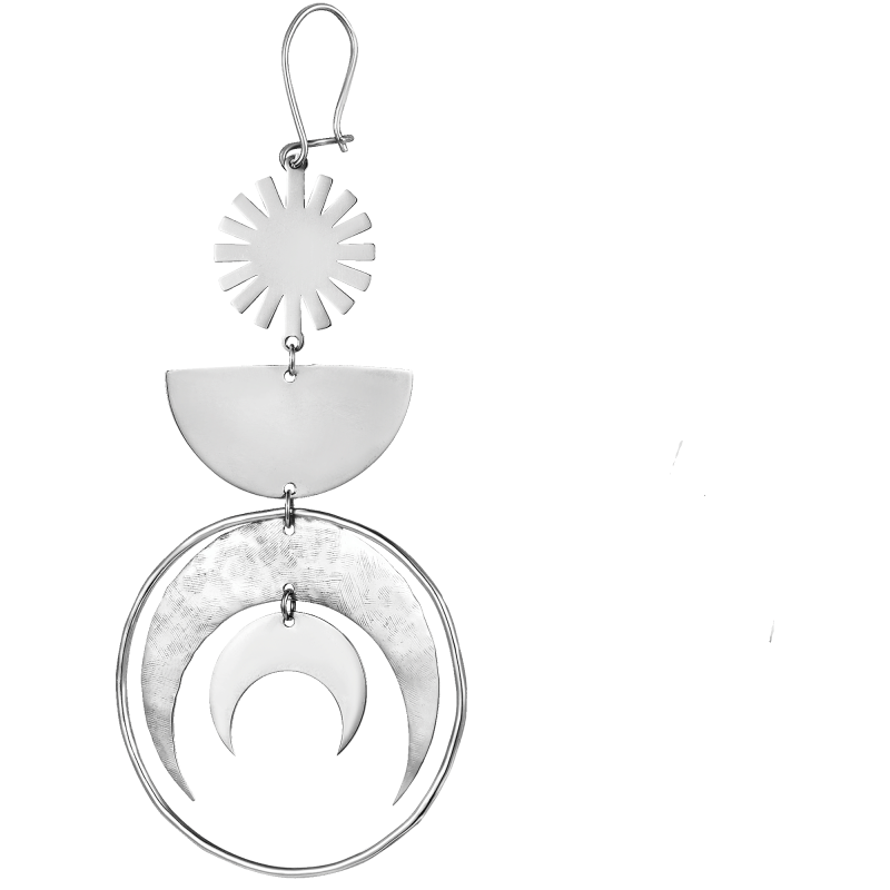 Моносерьга "Женская сила"