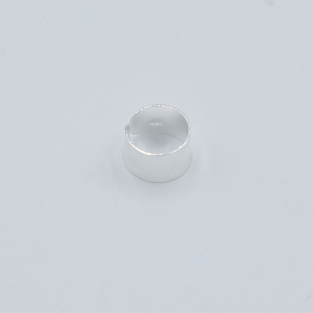 Серьга кафф из серебра Гладкий