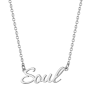 Цепочка с подвеской Soul (Душа) из серебра