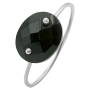 Кольцо Lollipop с черным ониксом