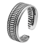 Серебряное кольцо на ногу "Точки над и"