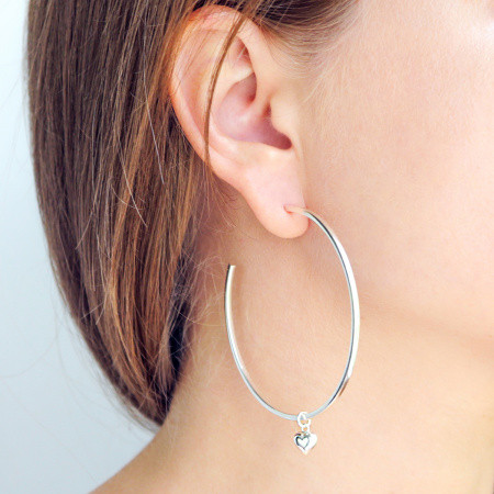 Серьги кольца D65