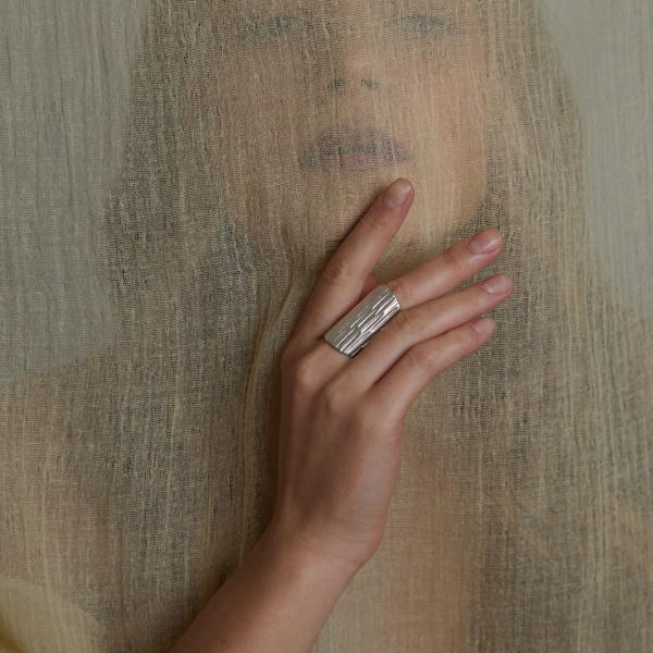 Кольцо длинное Бохо