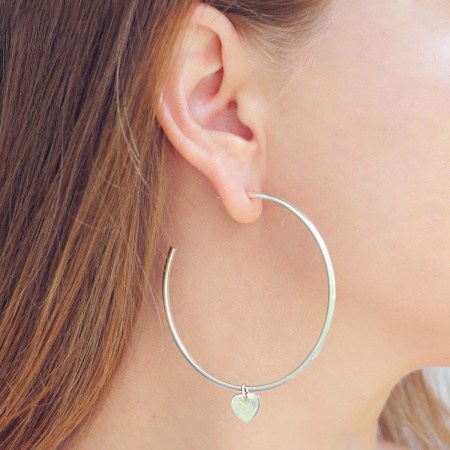 Серьги кольца D65