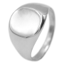Кольцо печатка из серебра
